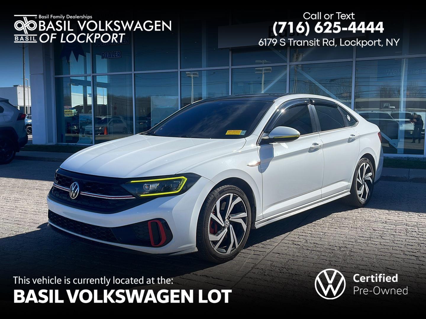 Pure White 2022 Volkswagen Jetta GLI Autobahn FWD Sedan Front-Wheel Drive Manual