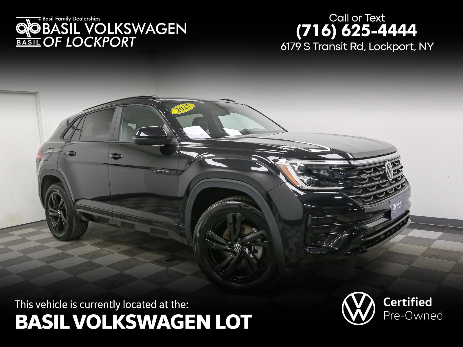 2025 Volkswagen Atlas Cross Sport SEL R-Line Black 4Motion