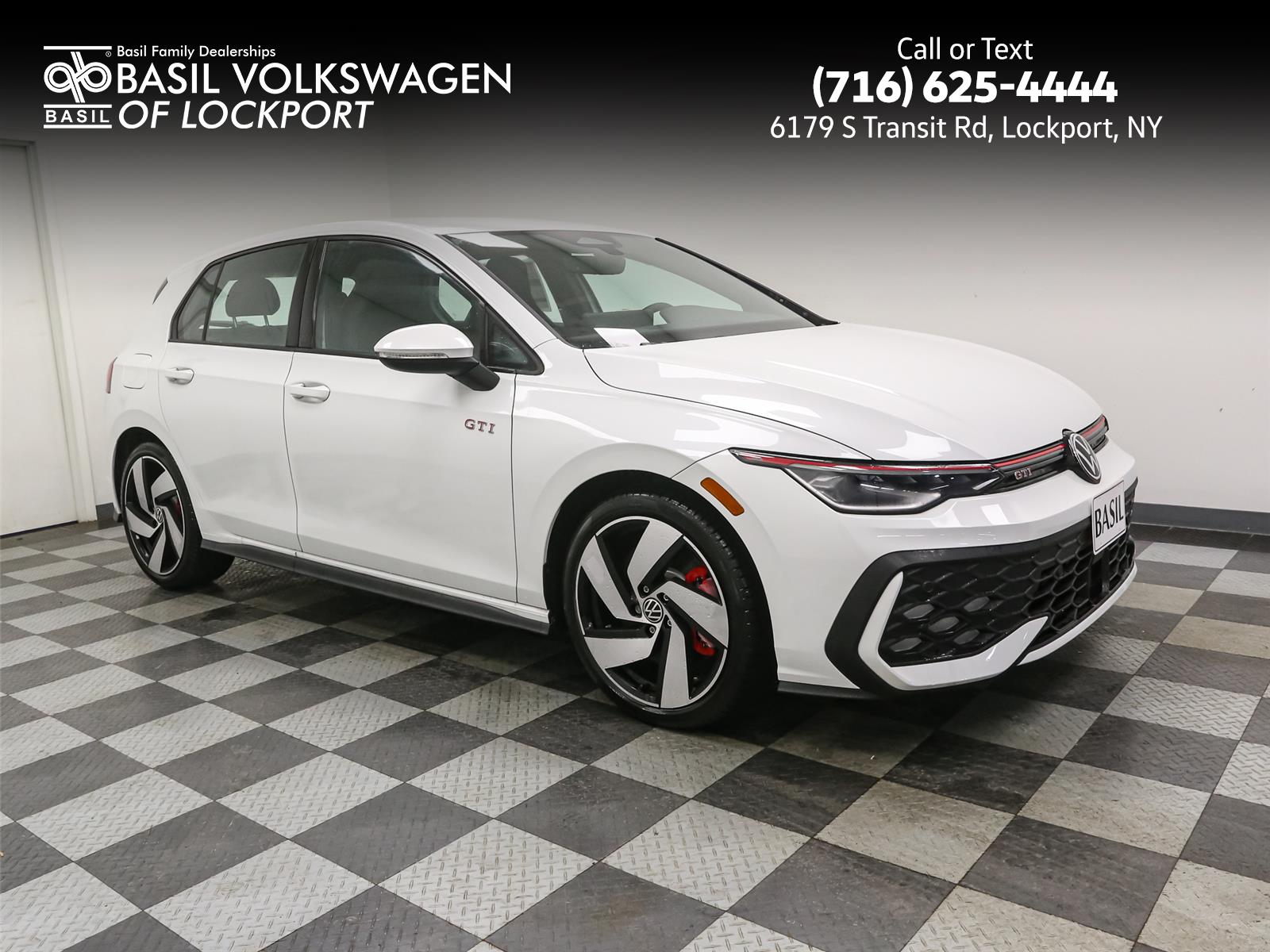 Opal White Pearl 2026 Volkswagen Golf GTI Hatchback Front-Wheel Drive Automatic