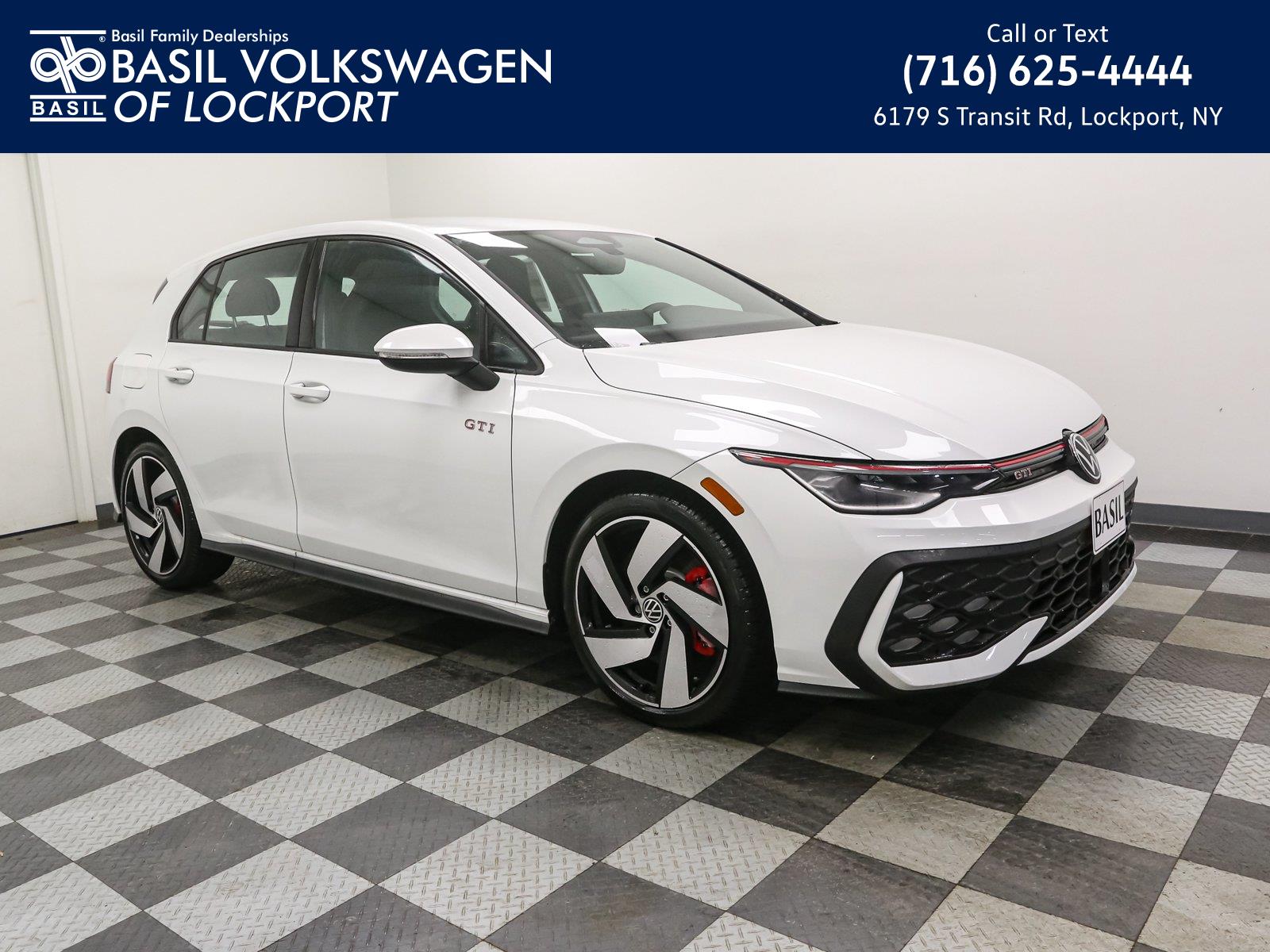 Opal White Pearl 2026 Volkswagen Golf GTI Hatchback Front-Wheel Drive Automatic