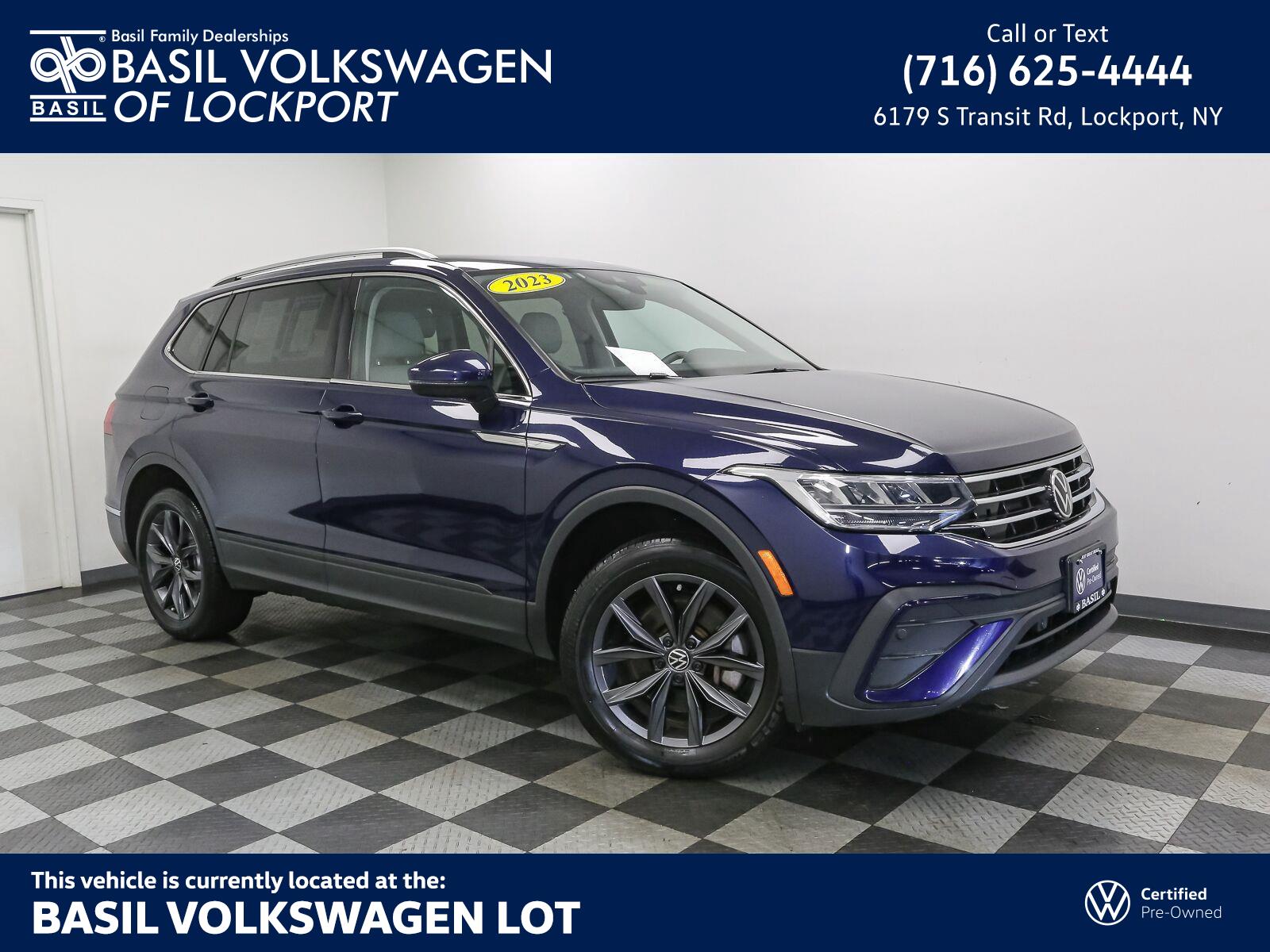 Atlantic Blue Metallic 2023 Volkswagen Tiguan SUV / Crossover Front-Wheel Drive Automatic