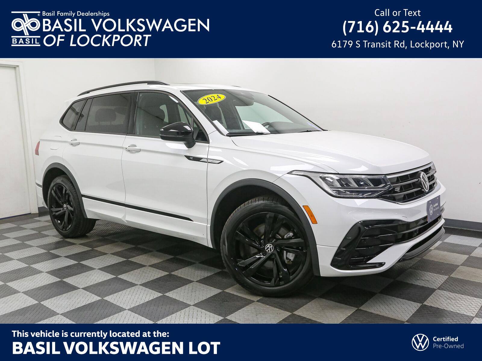 Opal White Pearl 2024 Volkswagen Tiguan SUV / Crossover All-Wheel Drive Automatic