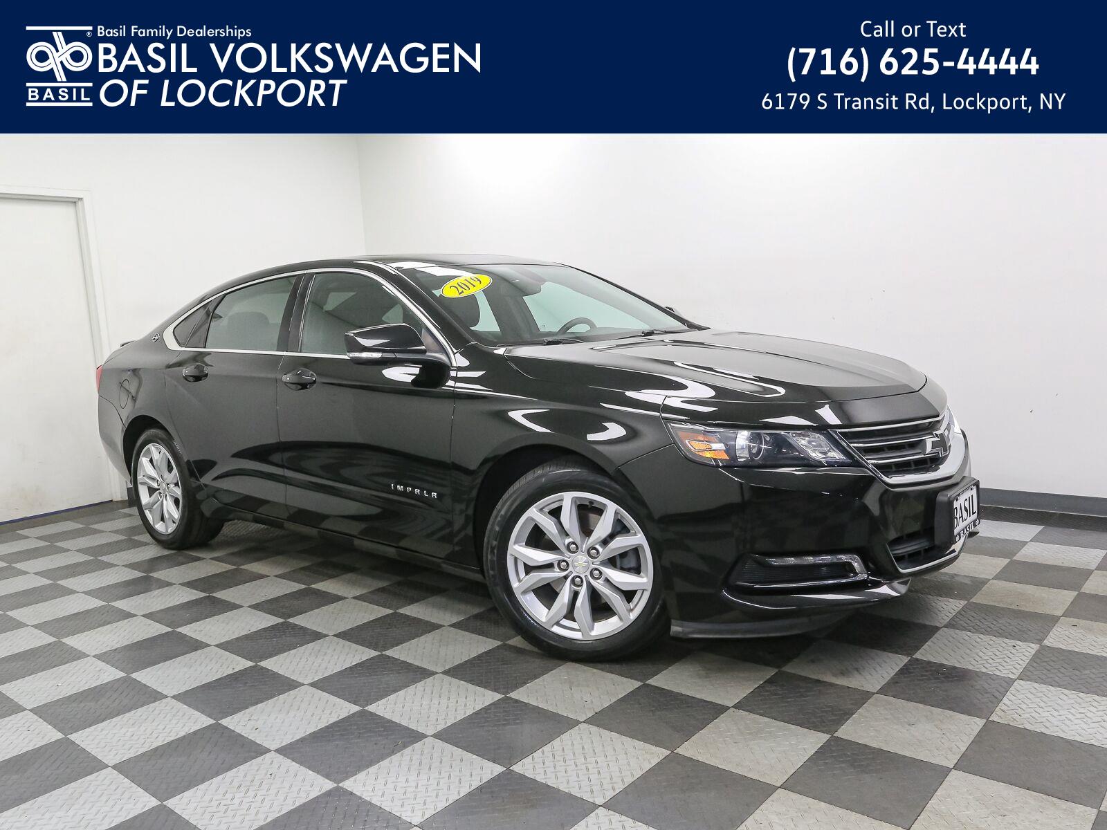 Black 2019 Chevrolet Impala Sedan Front-Wheel Drive 6-Speed Automatic