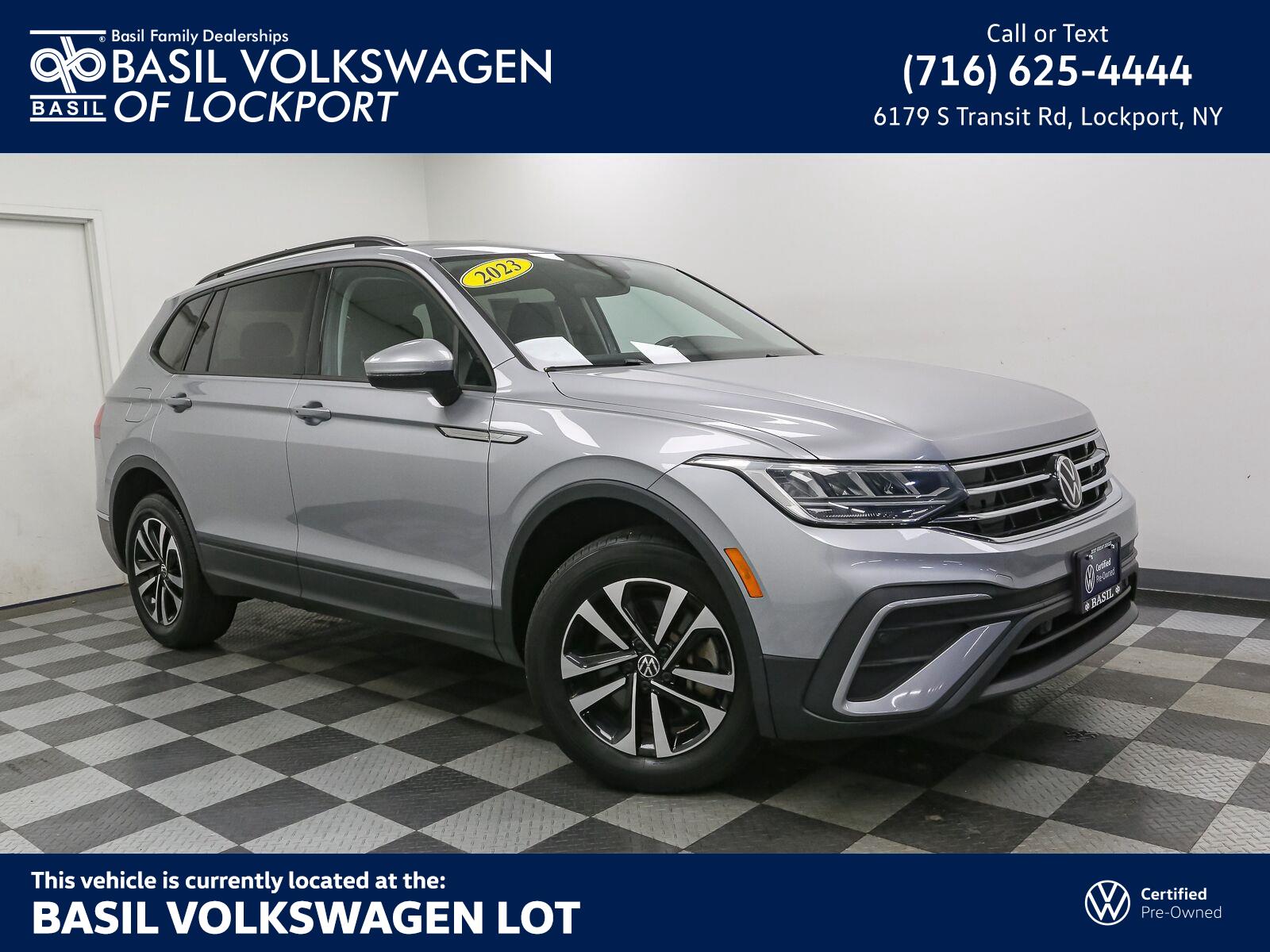 Pyrite Silver Metallic 2023 Volkswagen Tiguan SUV / Crossover All-Wheel Drive Automatic