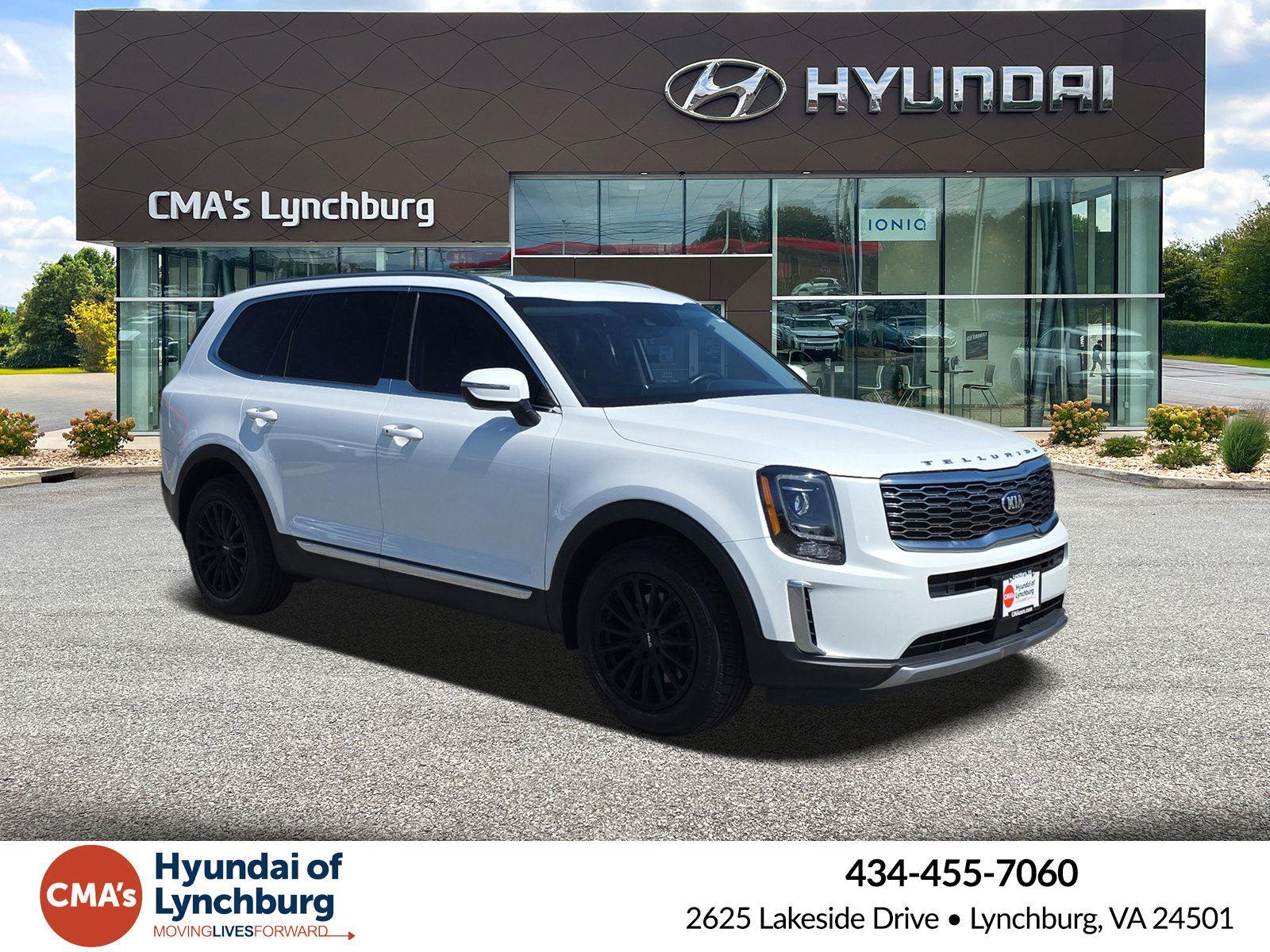 Snow White Pearl 2020 Kia Telluride EX AWD SUV / Crossover All-Wheel Drive 8-Speed Automatic