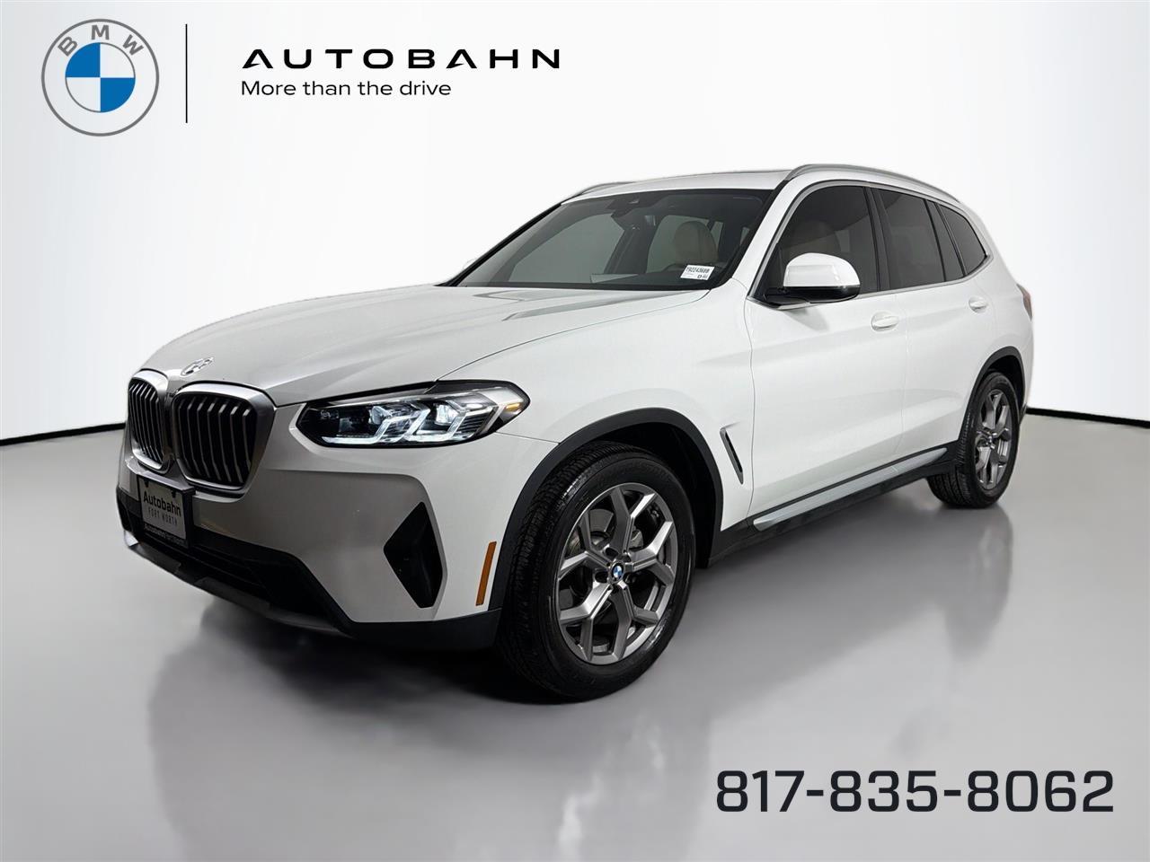 Alpine White 2023 BMW X3 sDrive30i RWD SUV / Crossover Rear-Wheel Drive Automatic