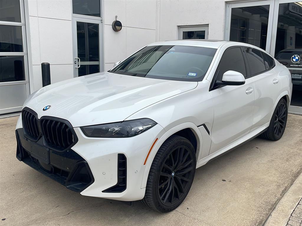 Mineral White Metallic 2024 BMW X6 SUV / Crossover All-Wheel Drive Automatic