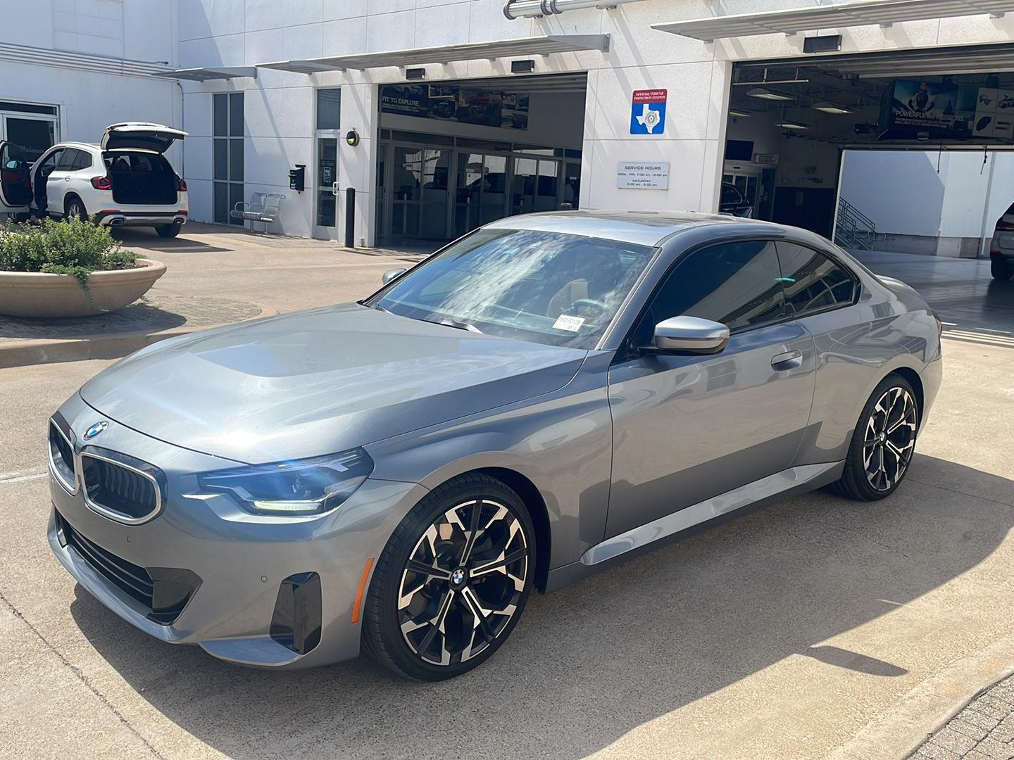Gray (Skyscraper Grey Metallic) 2025 BMW 2 Series Coupe Rear-Wheel Drive Automatic