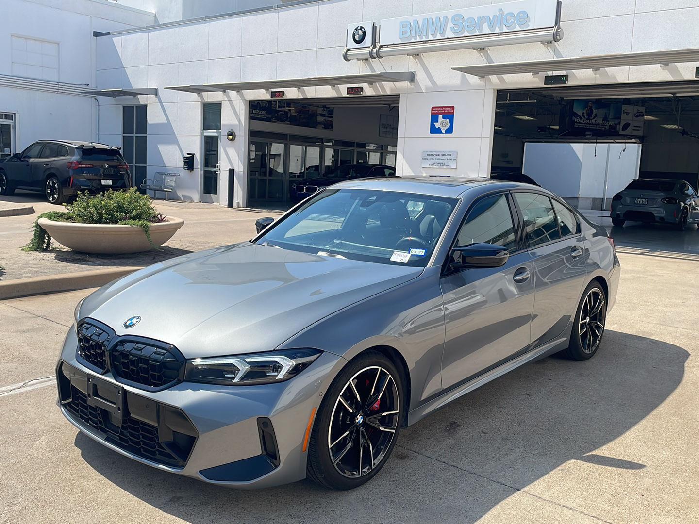 Gray (Skyscraper Grey Metallic) 2026 BMW 3 Series Sedan Rear-Wheel Drive Automatic