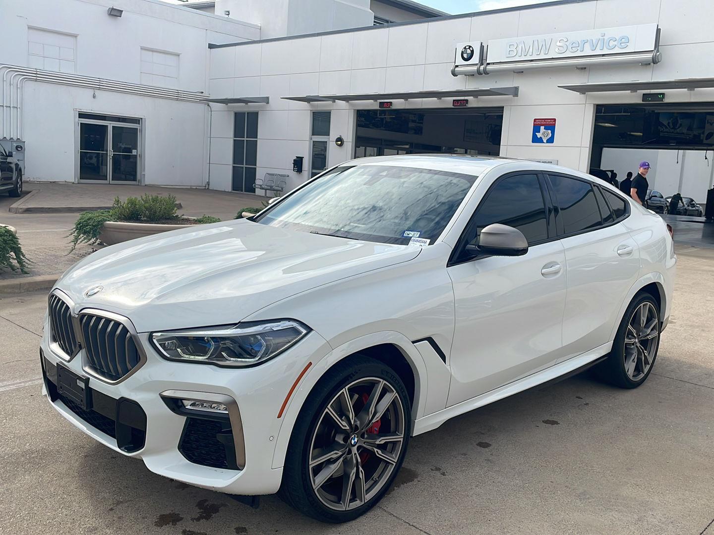 Alpine White 2021 BMW X6 SUV / Crossover All-Wheel Drive Automatic