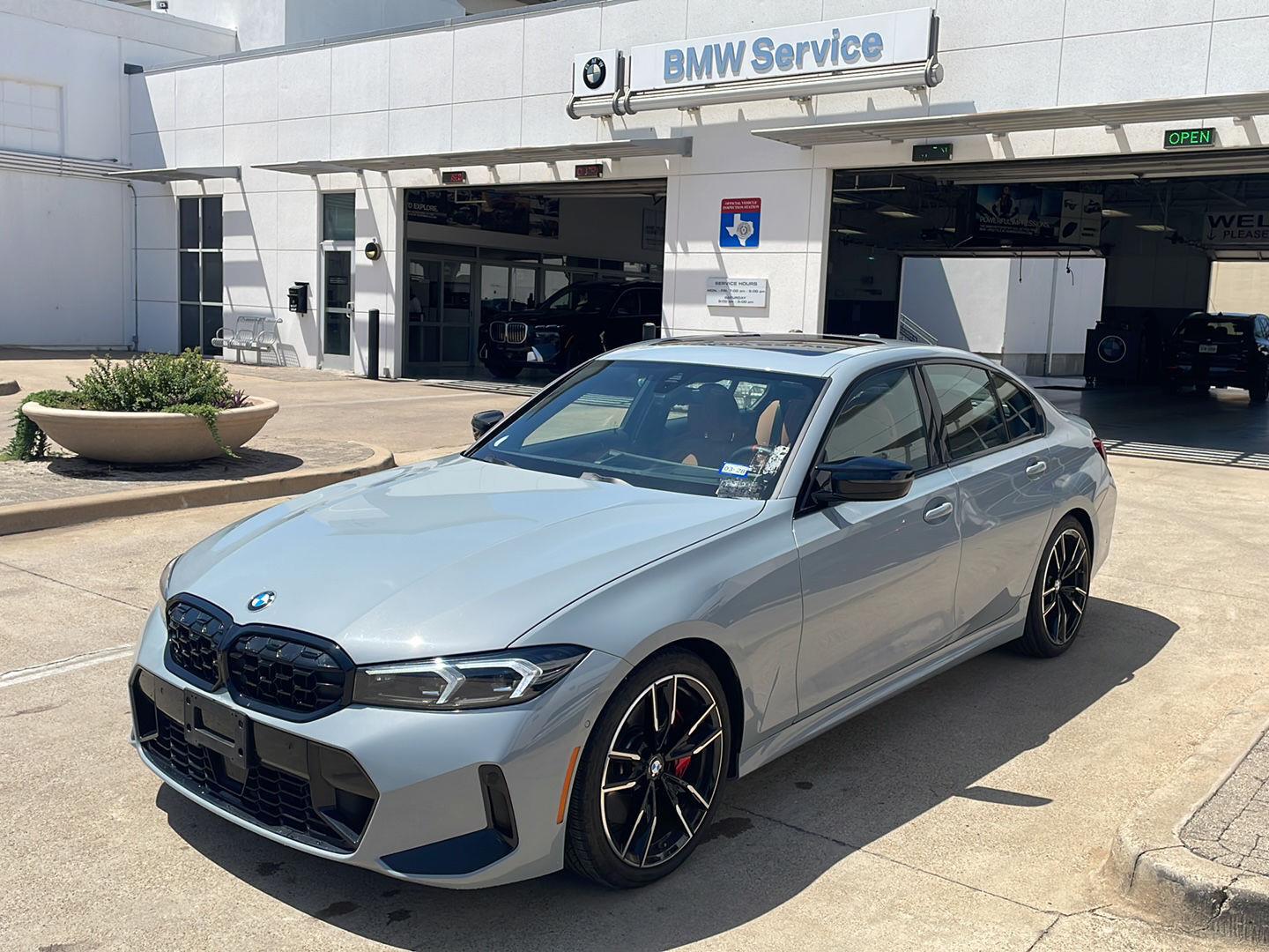 Gray (Brooklyn Grey Metallic) 2026 BMW 3 Series Sedan Rear-Wheel Drive Automatic