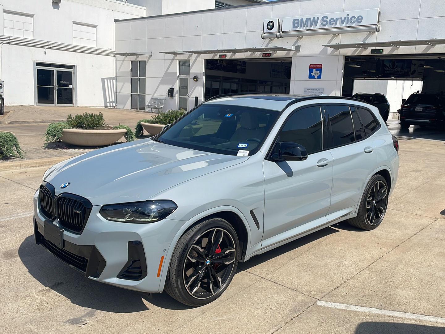 Gray (Brooklyn Grey Metallic) 2024 BMW X3 SUV / Crossover All-Wheel Drive Automatic