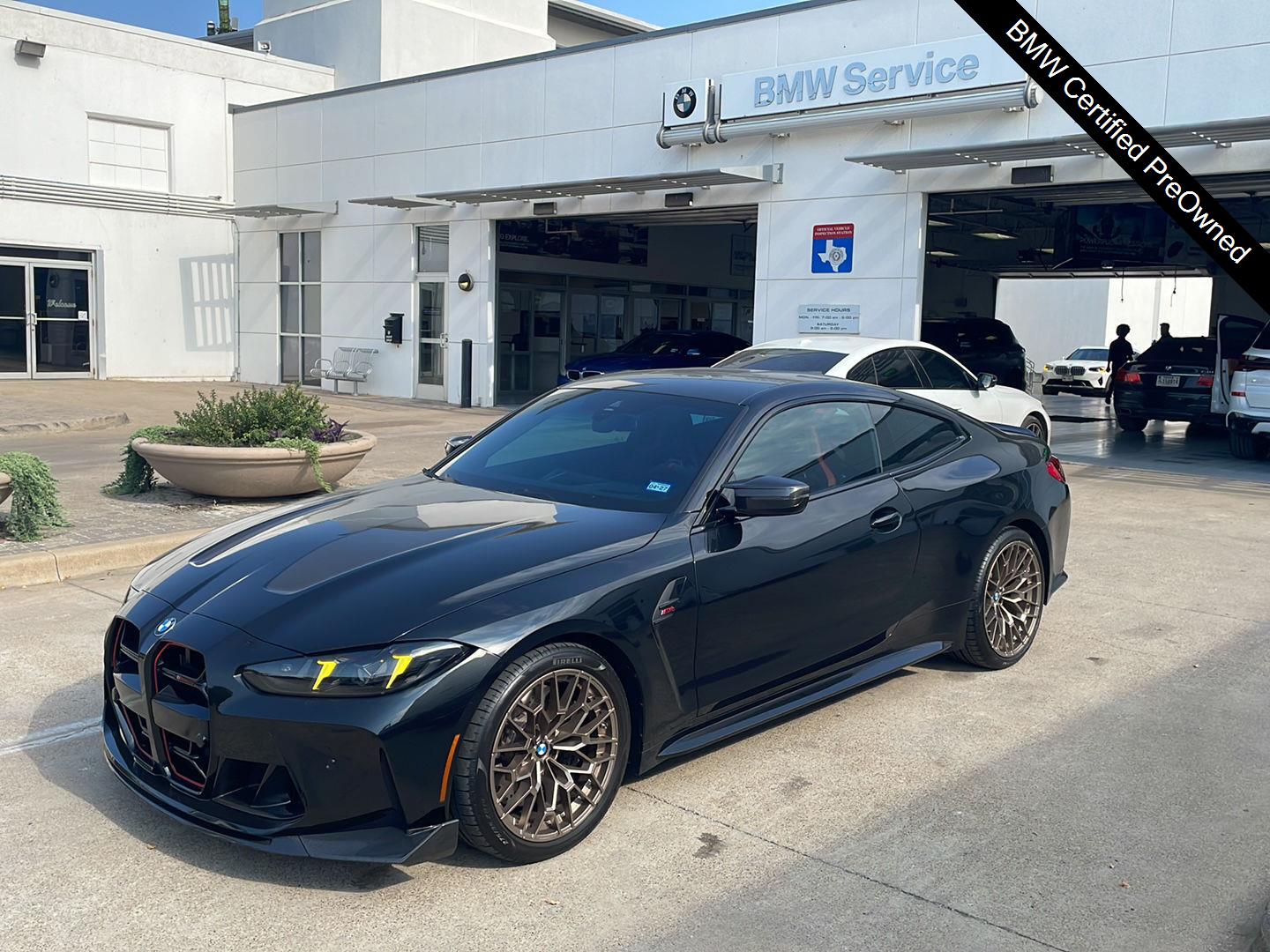 Black Sapphire Metallic 2025 BMW M4 Coupe All-Wheel Drive Automatic