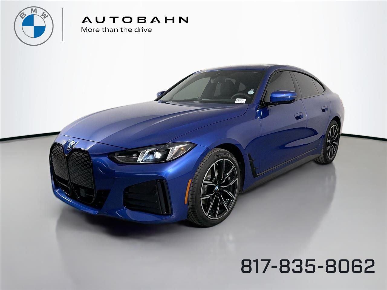 Portimao Blue Metallic 2026 BMW i4 eDrive40 Gran Coupe FWD Sedan Rear-Wheel Drive Automatic