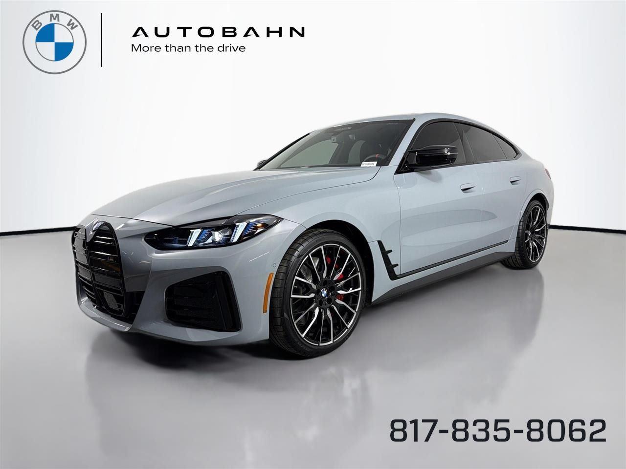 Gray (Brooklyn Grey Metallic) 2026 BMW i4 M60 Gran Coupe AWD Sedan All-Wheel Drive Automatic