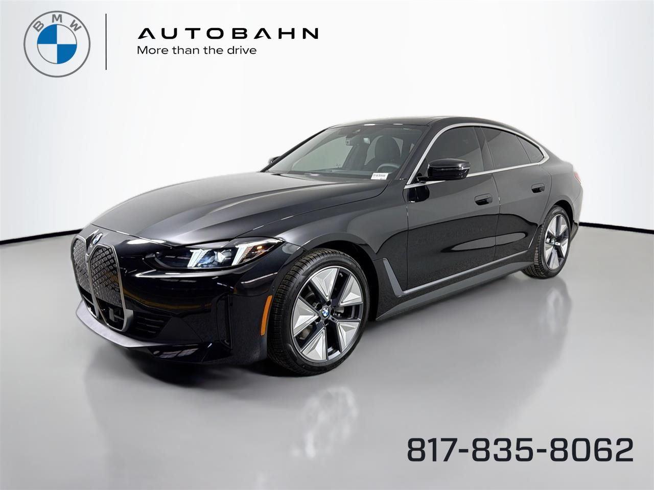 Black Sapphire Metallic 2026 BMW i4 eDrive40 Gran Coupe FWD Sedan Rear-Wheel Drive Automatic