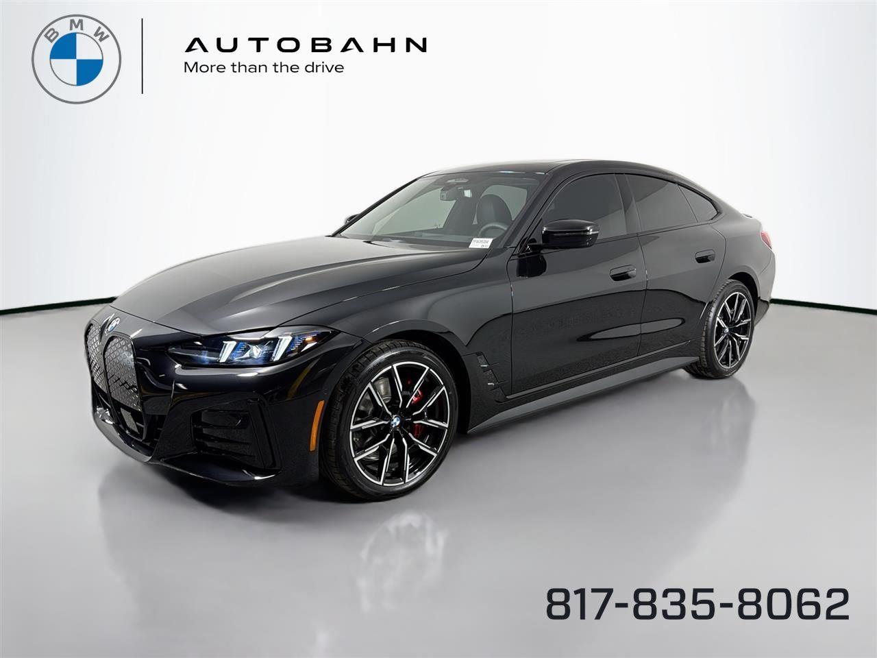 Black Sapphire Metallic 2026 BMW i4 xDrive40 Gran Coupe AWD Sedan All-Wheel Drive Automatic
