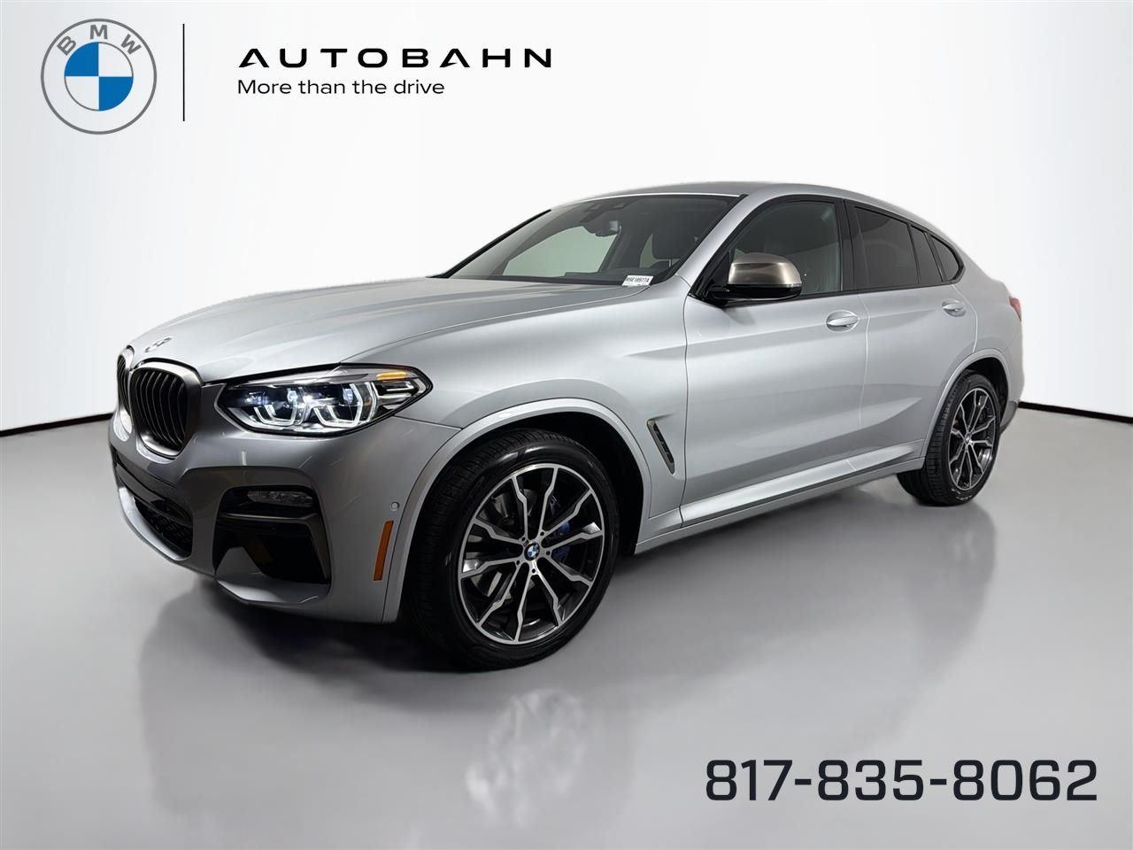 Glacier Silver Metallic 2019 BMW X4 M40i AWD SUV / Crossover All-Wheel Drive Automatic