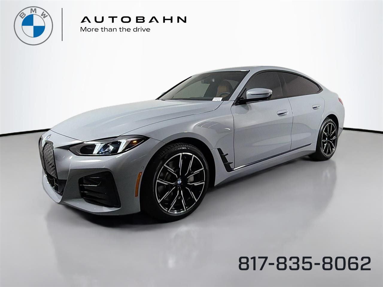 Gray (Brooklyn Grey Metallic) 2026 BMW i4 xDrive40 Gran Coupe AWD Sedan All-Wheel Drive Automatic