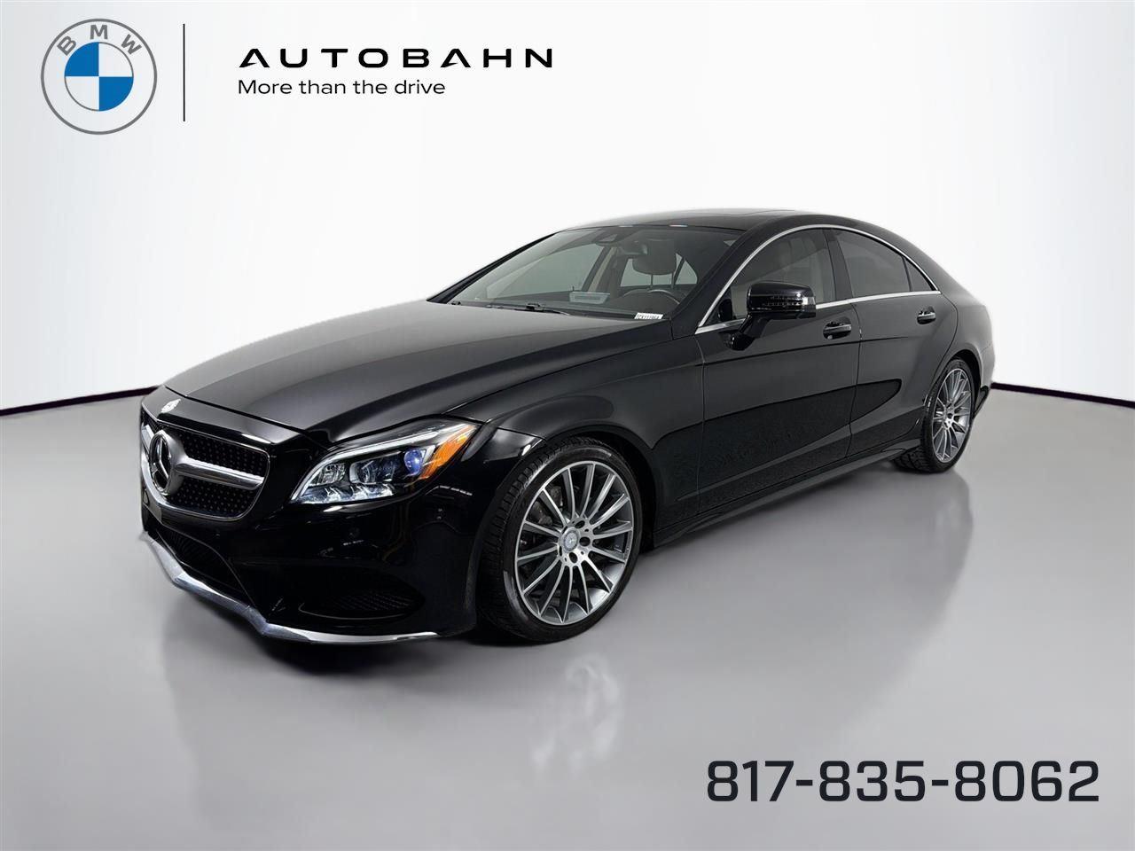 Black 2015 Mercedes-Benz CLS 400 Sedan Rear-Wheel Drive Automatic
