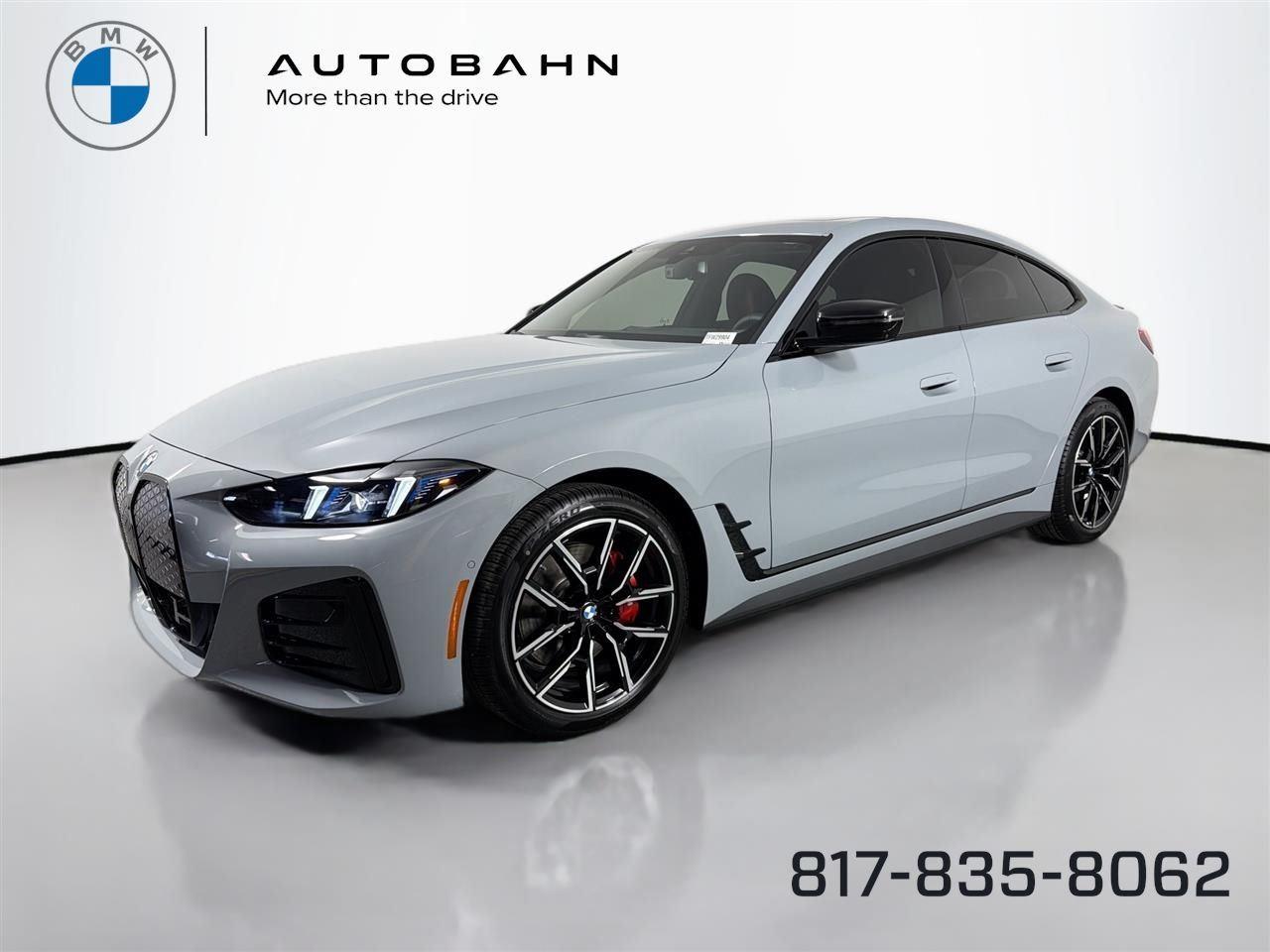 Gray (Brooklyn Grey Metallic) 2026 BMW i4 xDrive40 Gran Coupe AWD Sedan All-Wheel Drive Automatic