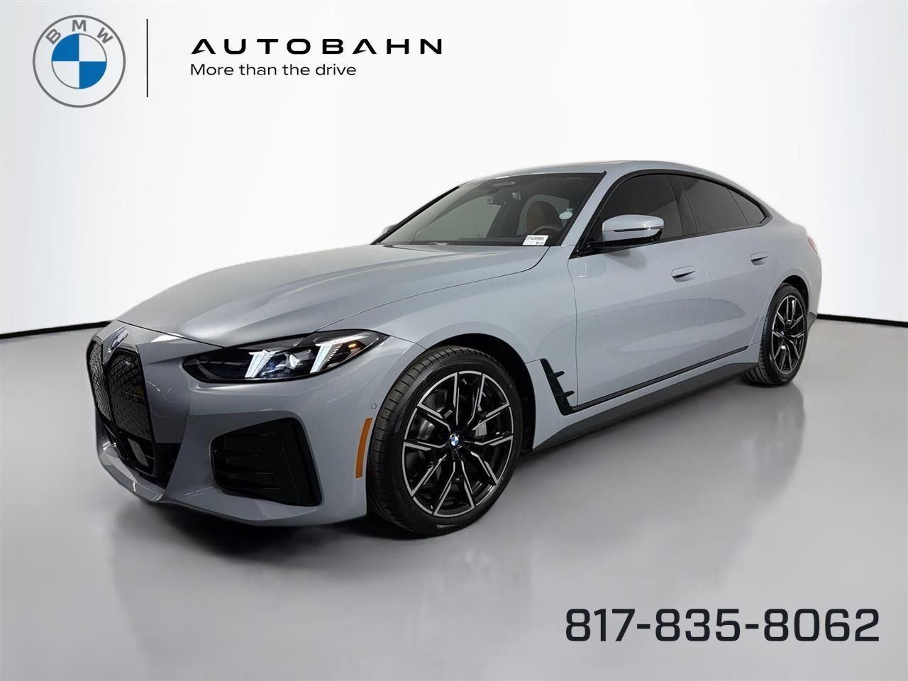 Gray (Brooklyn Grey Metallic) 2026 BMW i4 xDrive40 Gran Coupe AWD Sedan All-Wheel Drive Automatic