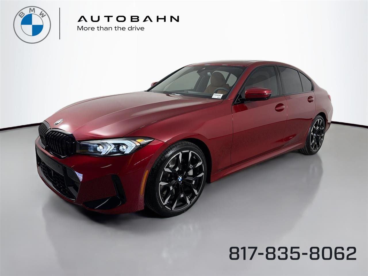 Vegas Red Metallic 2026 BMW 3 Series 330i RWD Sedan Rear-Wheel Drive Automatic