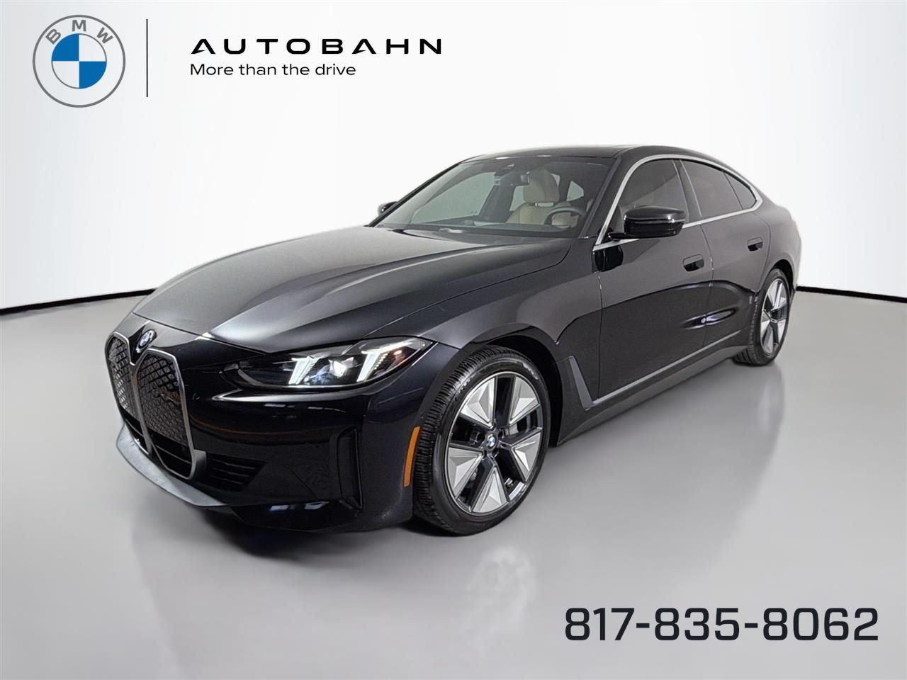 Black Sapphire Metallic 2025 BMW i4 xDrive40 Gran Coupe AWD Sedan All-Wheel Drive Automatic
