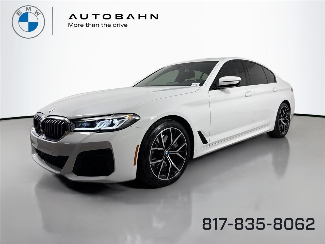 Alpine White 2022 BMW 5 Series 540i xDrive AWD Sedan All-Wheel Drive Automatic