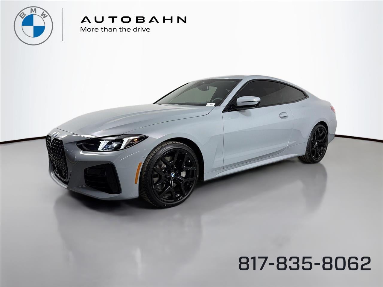 Gray (Brooklyn Grey Metallic) 2026 BMW 4 Series 430i Coupe xDrive Coupe All-Wheel Drive Automatic