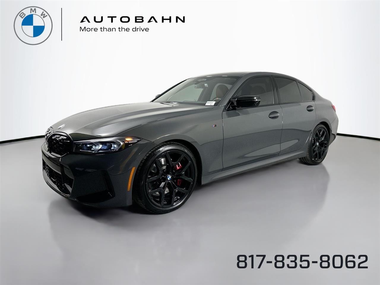 Gray (Dravit Grey Metallic) 2026 BMW 3 Series M340i RWD Sedan Rear-Wheel Drive Automatic
