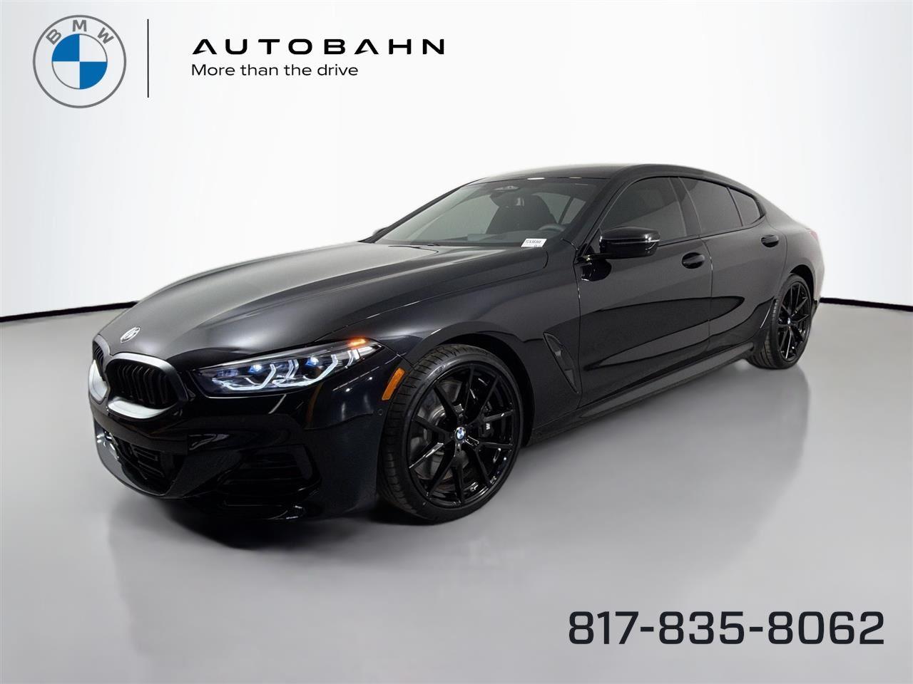 Black Sapphire Metallic 2026 BMW 8 Series 840i Gran Coupe xDrive Coupe All-Wheel Drive Automatic