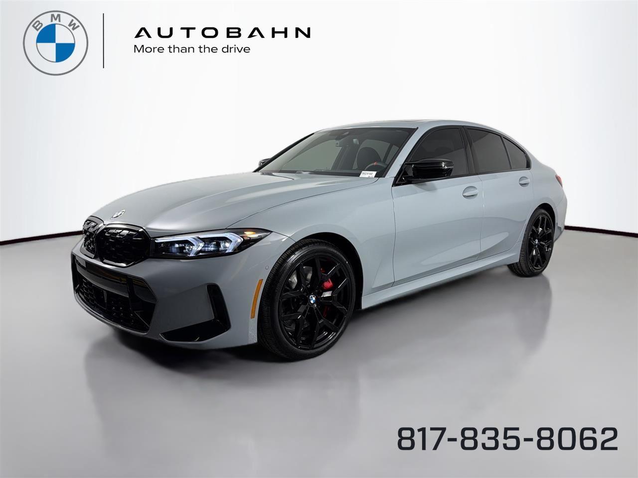 Gray (Brooklyn Grey Metallic) 2026 BMW 3 Series M340i xDrive Sedan All-Wheel Drive Automatic