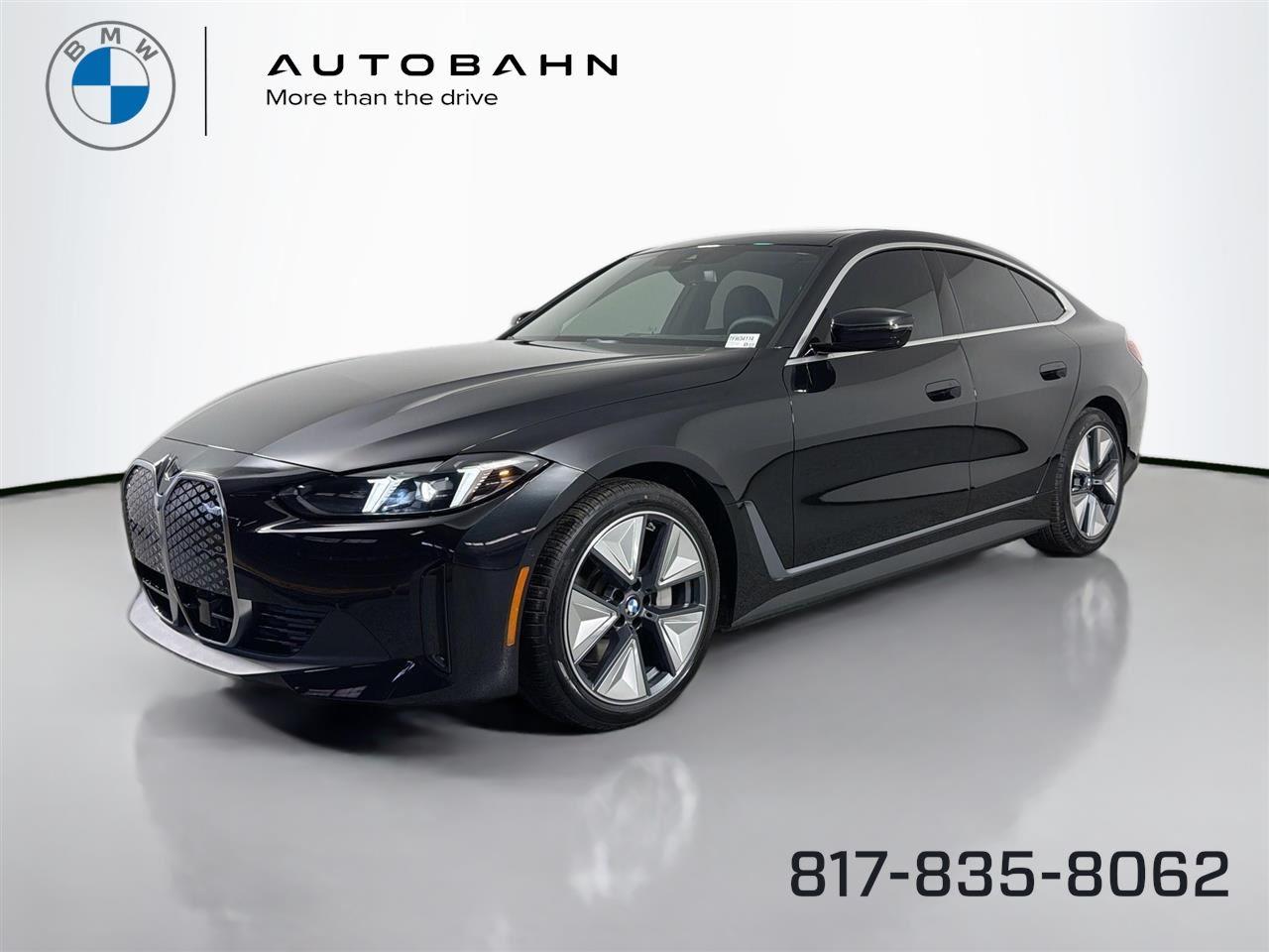 Black Sapphire Metallic 2026 BMW i4 Sedan All-Wheel Drive Automatic
