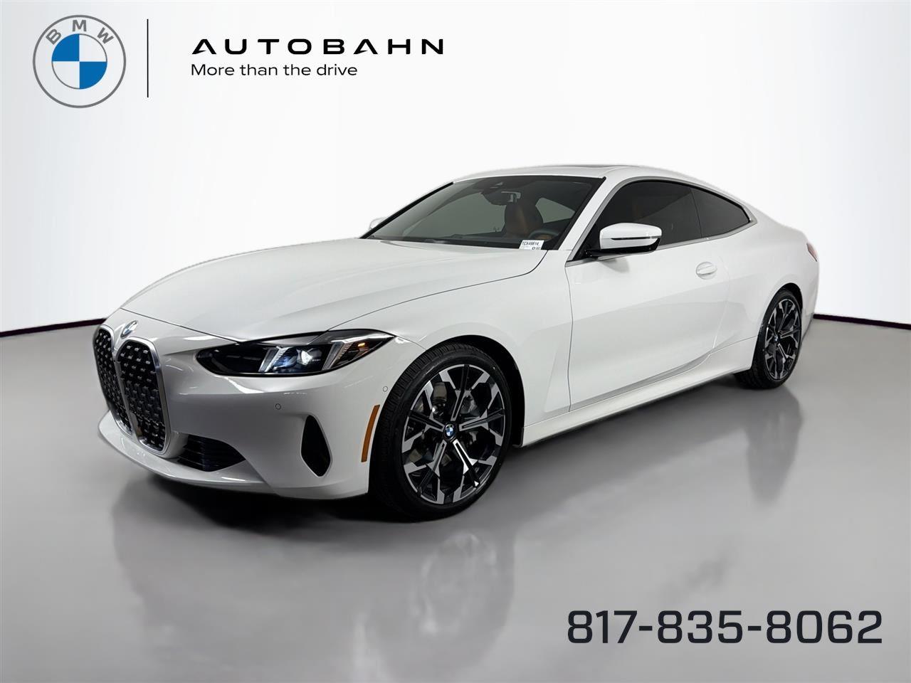 Alpine White 2026 BMW 4 Series Coupe Rear-Wheel Drive Automatic