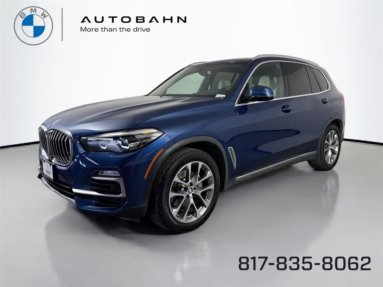 Phytonic Blue Metallic 2021 BMW X5 xDrive40i AWD SUV / Crossover All-Wheel Drive Automatic