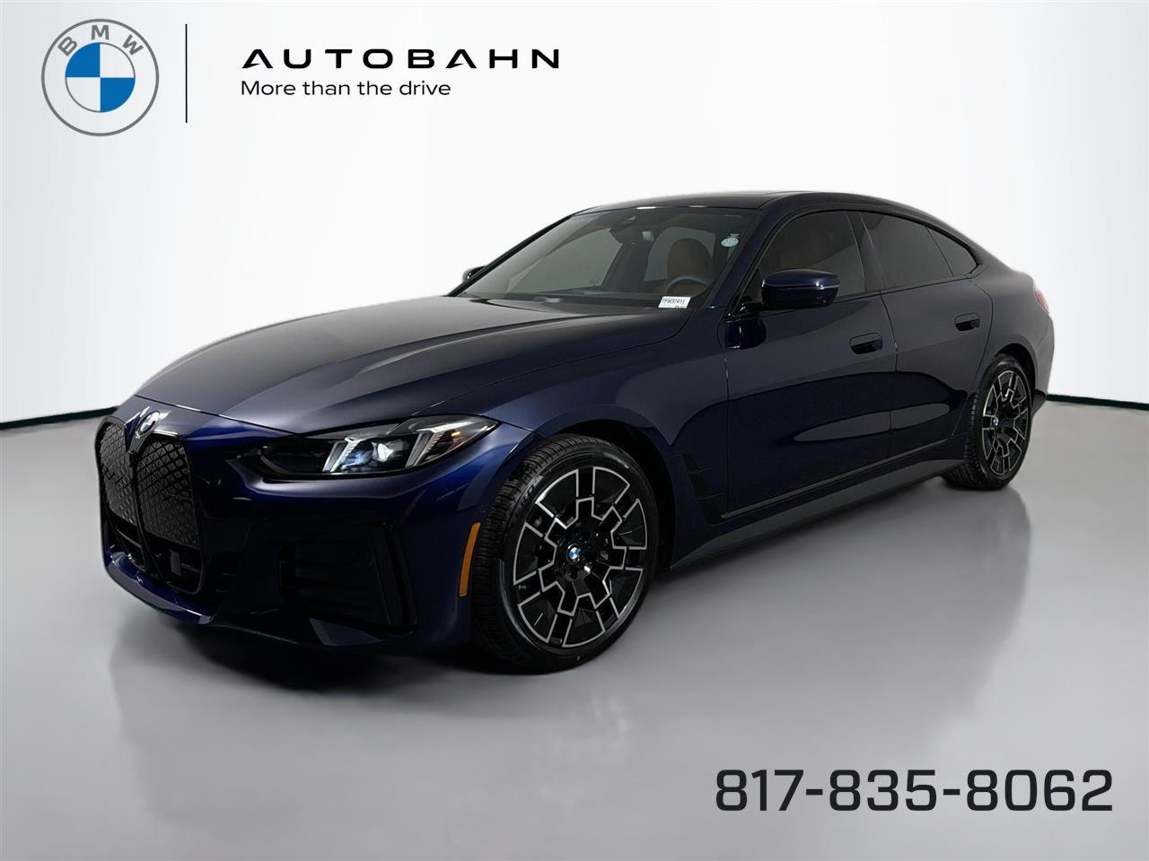 Tanzanite Blue II Metallic 2026 BMW i4 Sedan All-Wheel Drive Automatic