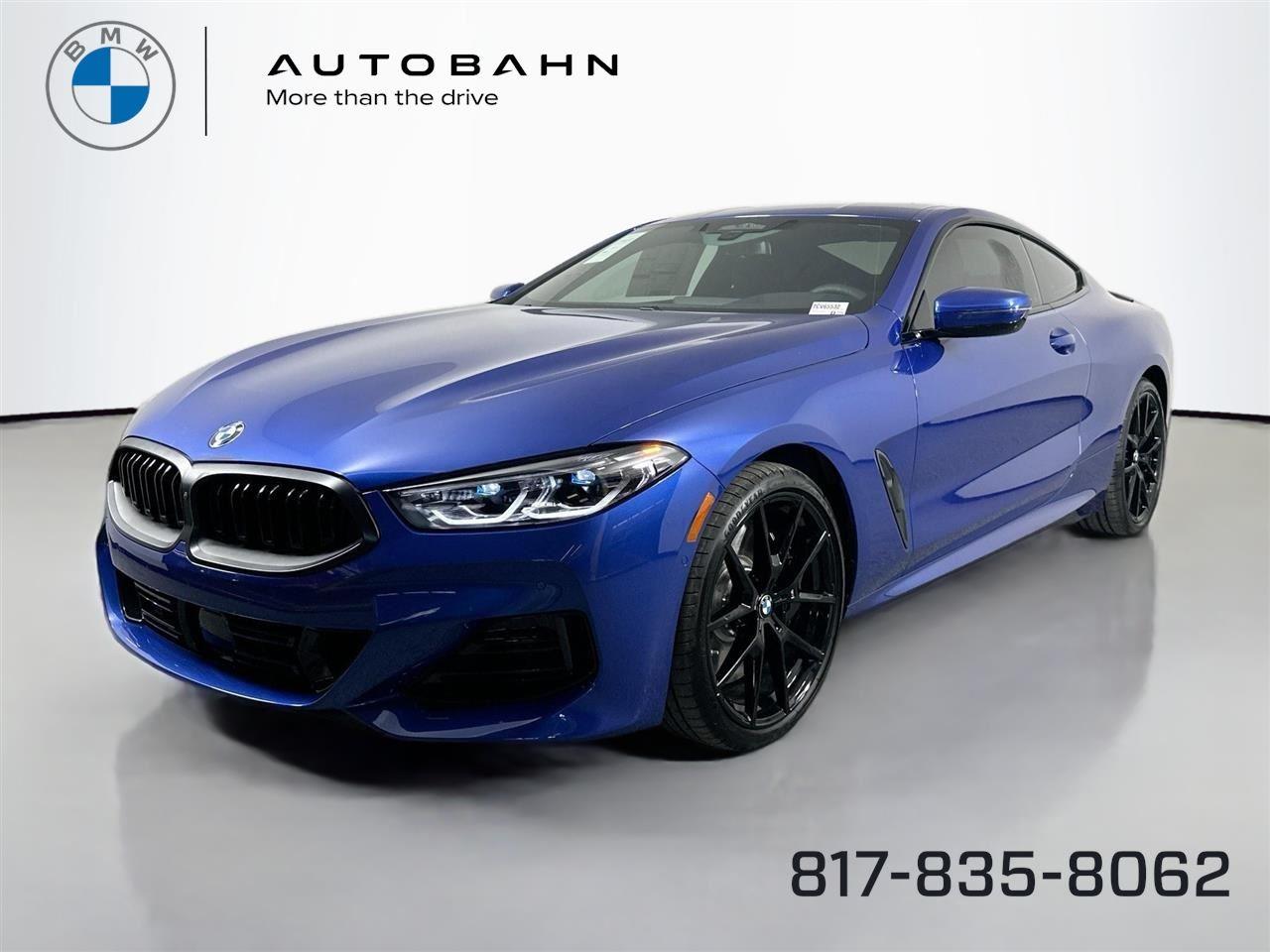 Portimao Blue Metallic 2026 BMW 8 Series 840i Coupe xDrive Coupe All-Wheel Drive Automatic