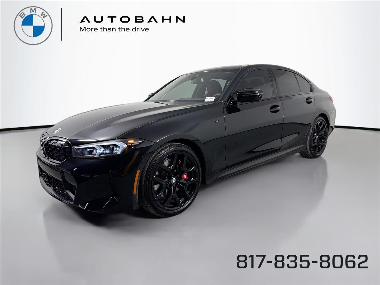 Black Sapphire Metallic 2026 BMW 3 Series M340i xDrive Sedan All-Wheel Drive Automatic