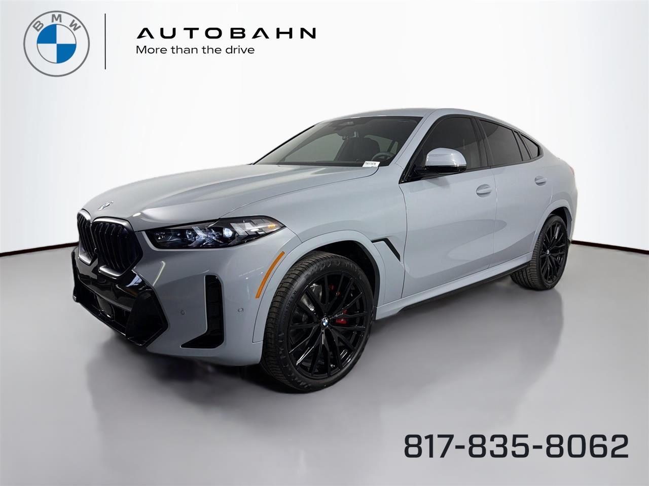 Gray (Brooklyn Grey Metallic) 2026 BMW X6 xDrive40i SUV / Crossover All-Wheel Drive Automatic
