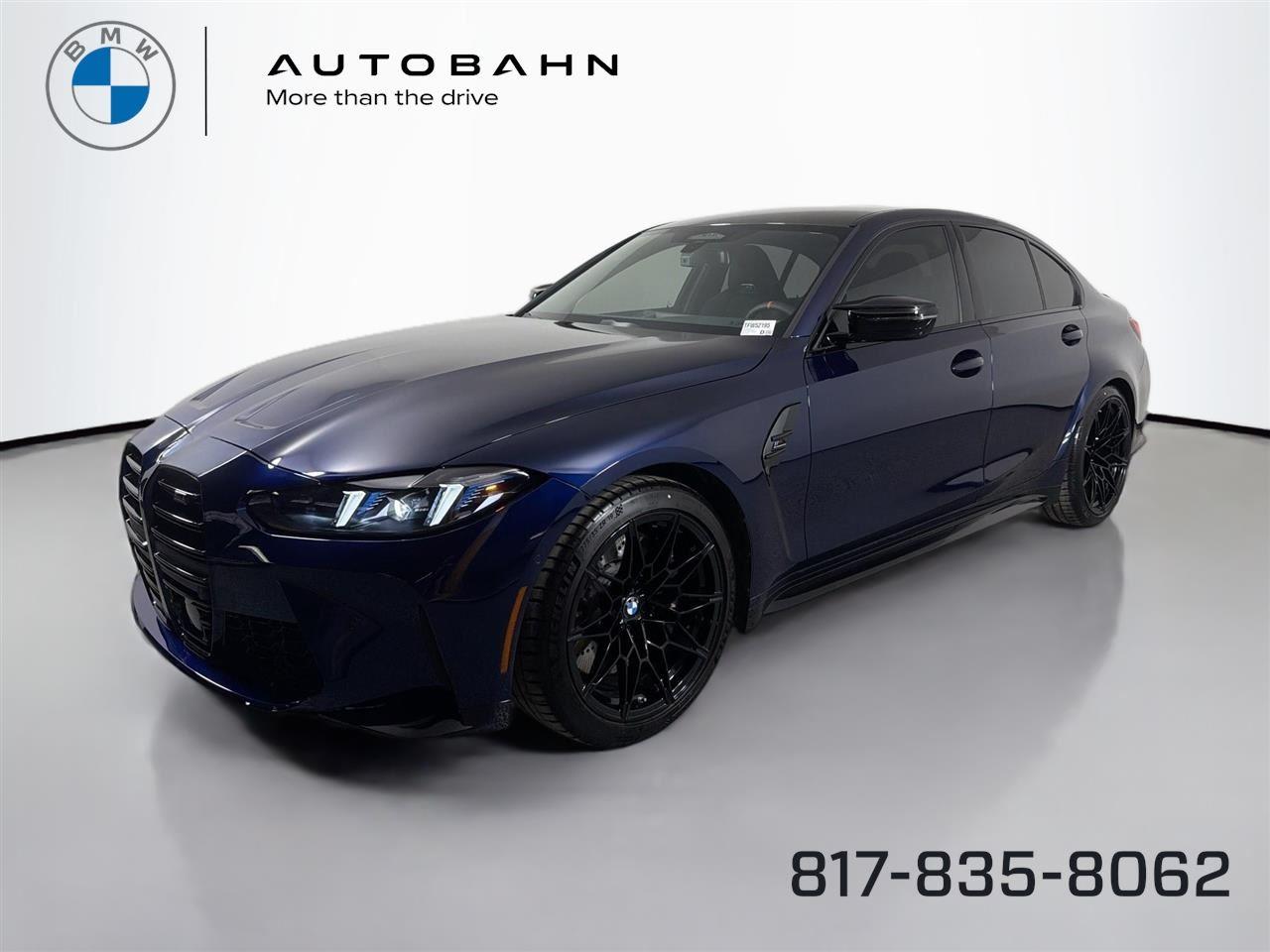 Tanzanite Blue II Metallic 2026 BMW M3 Competition RWD Sedan Rear-Wheel Drive Automatic