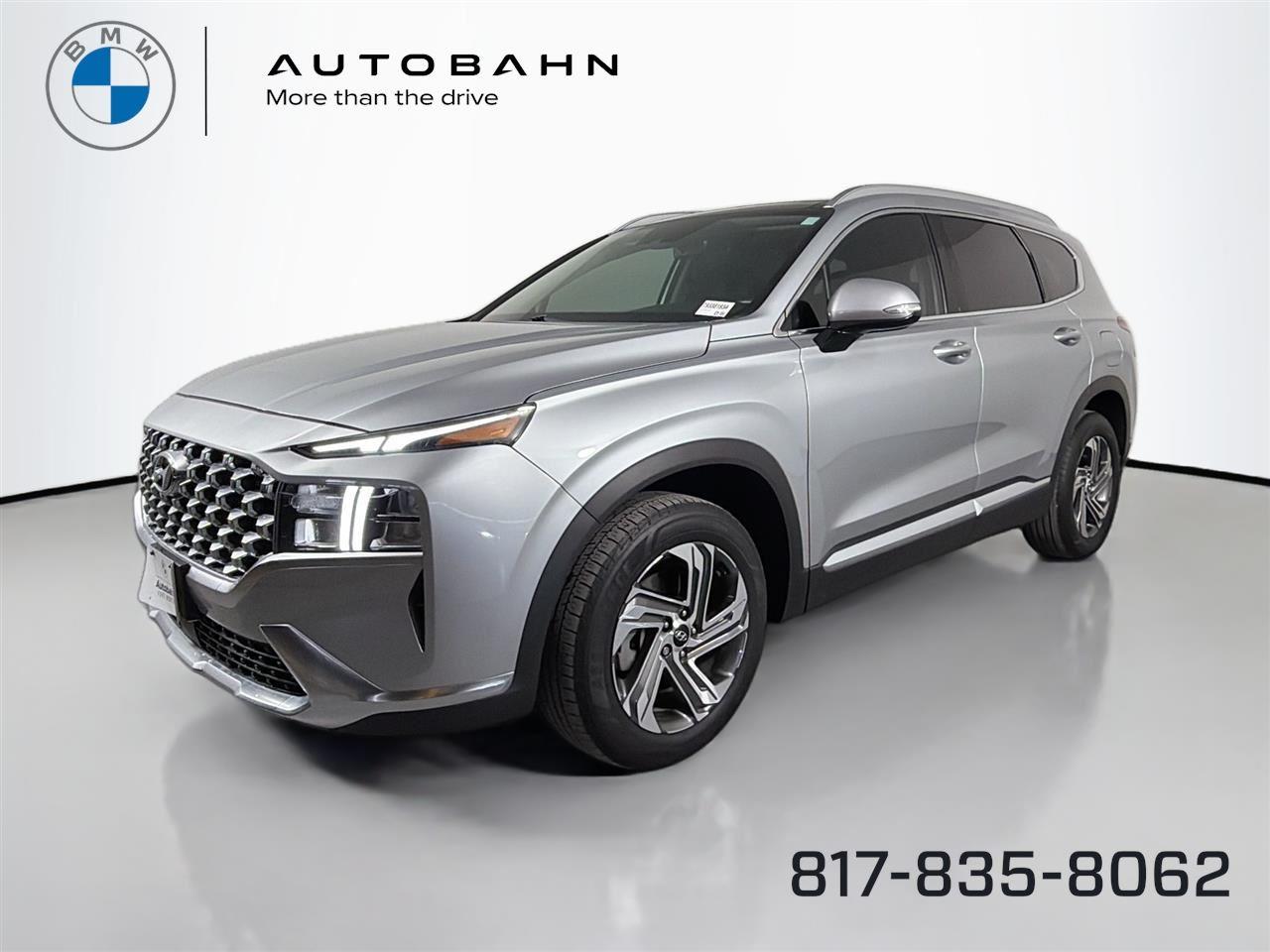 Shimmering Silver 2022 Hyundai Santa Fe SEL FWD SUV / Crossover Front-Wheel Drive Automatic
