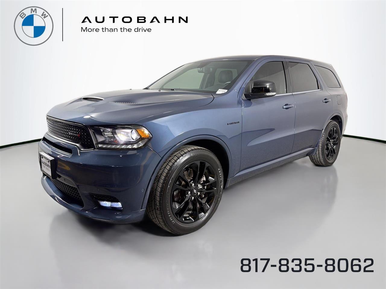 Reactor Blue Pearlcoat 2020 Dodge Durango R/T RWD SUV / Crossover Rear-Wheel Drive 8-Speed Automatic