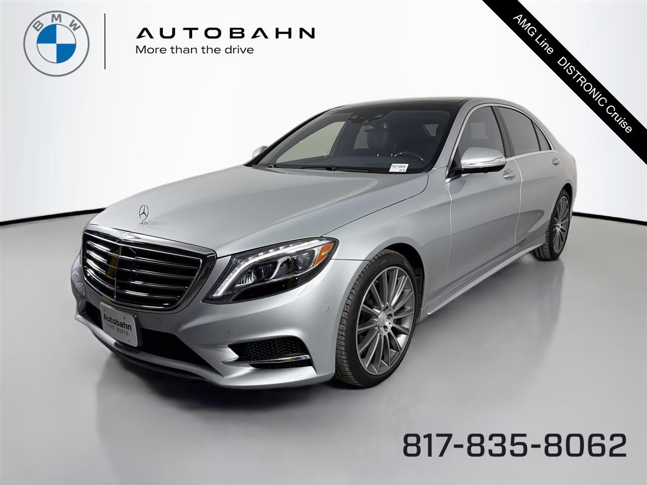 2015 Mercedes-Benz S-Class S 550 Sedan Rear-Wheel Drive Automatic
