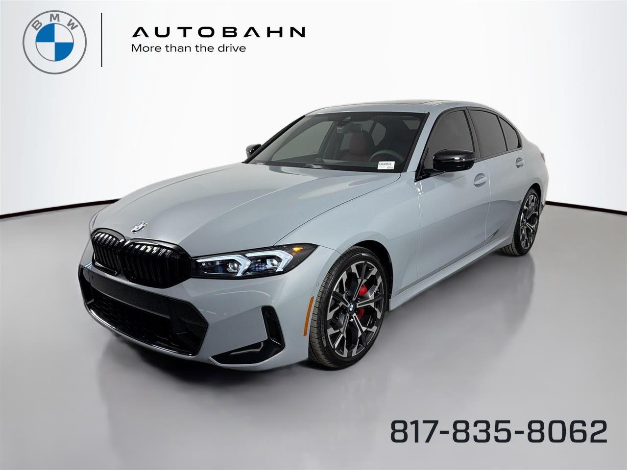 Gray (Brooklyn Grey Metallic) 2026 BMW 3 Series Sedan Rear-Wheel Drive Automatic
