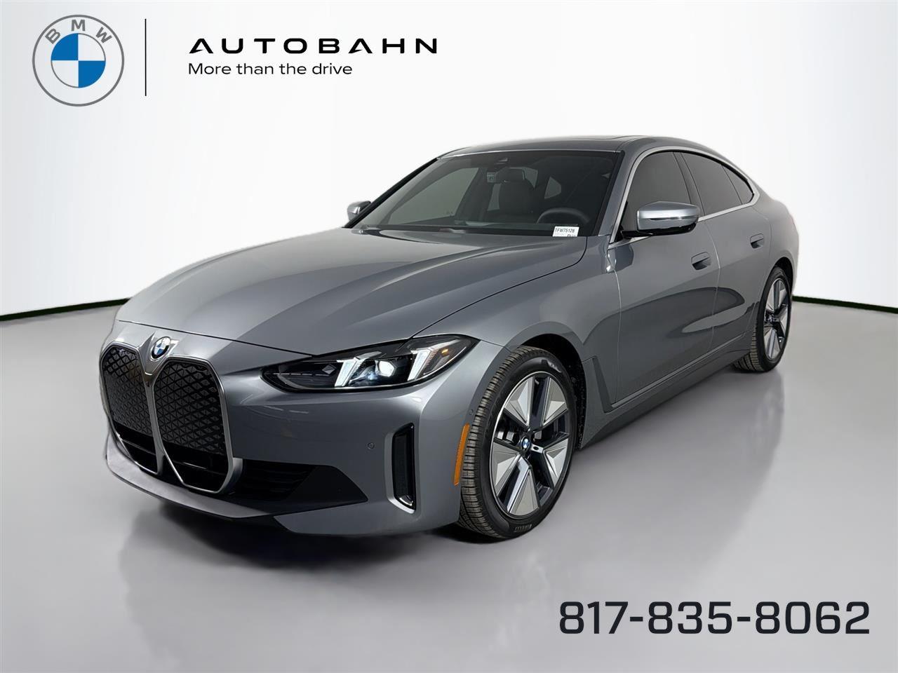 Gray (Skyscraper Grey Metallic) 2026 BMW i4 Sedan Rear-Wheel Drive Automatic