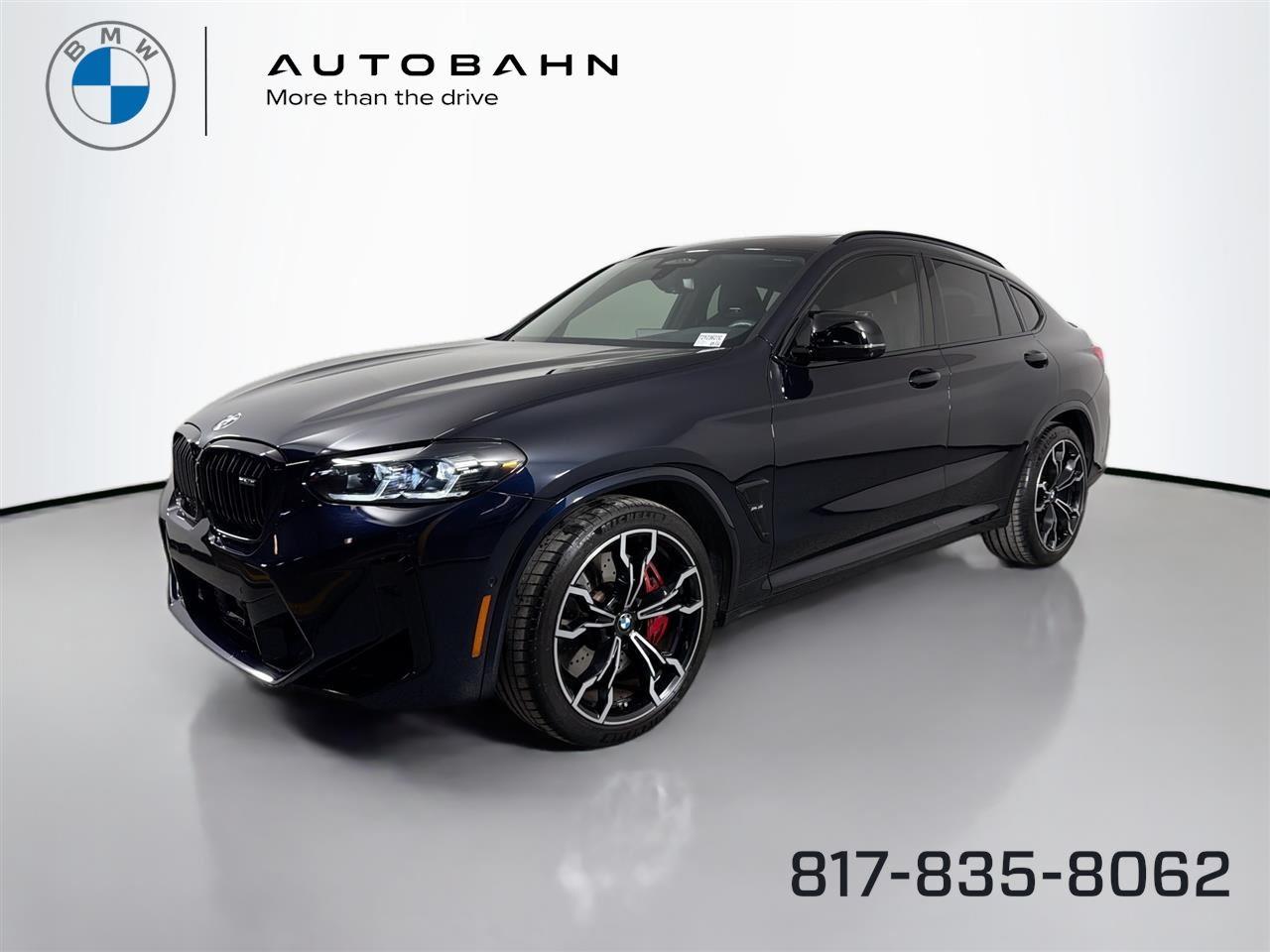 Carbon Black Metallic 2024 BMW X4 M AWD SUV / Crossover All-Wheel Drive Automatic