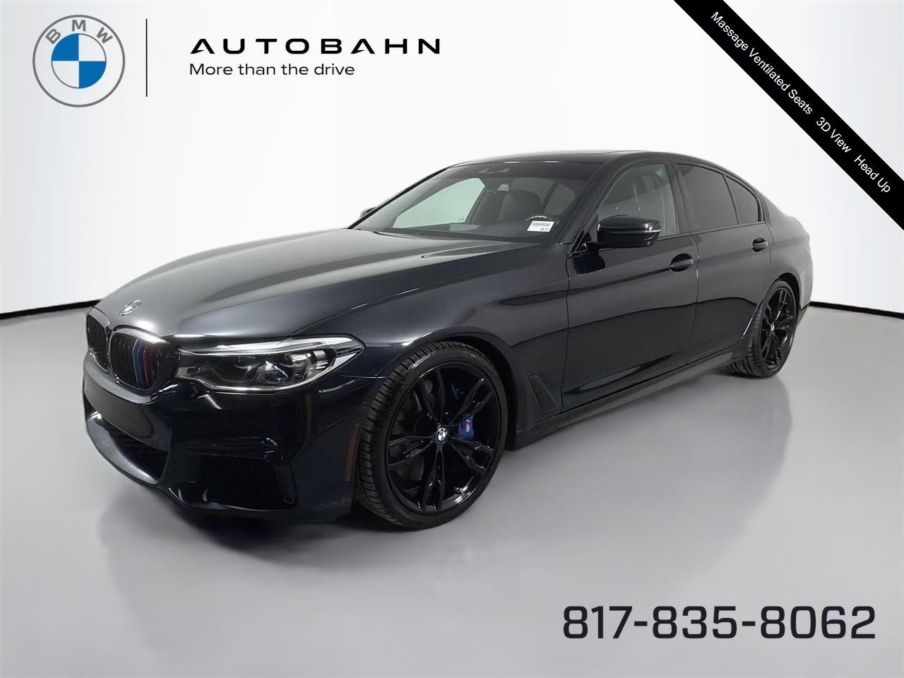 Black Sapphire Metallic 2020 BMW 5 Series M550i xDrive Sedan AWD Sedan All-Wheel Drive Automatic