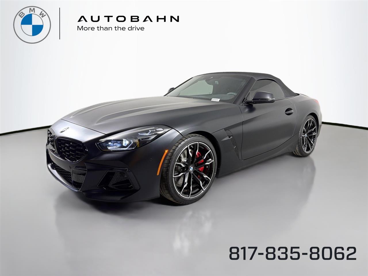 Moonlight Black Soft Top 2026 BMW Z4 M40i RWD Convertible Rear-Wheel Drive Manual