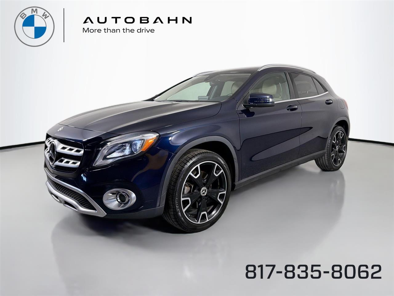 Lunar Blue Metallic 2019 Mercedes-Benz GLA 250 FWD SUV / Crossover Front-Wheel Drive Automatic
